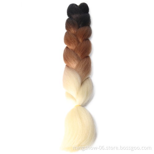 expression braiding hair Jumbo Braid 82 inch 165g/pcs synthetic expression Braiding Hair Heat Fiber